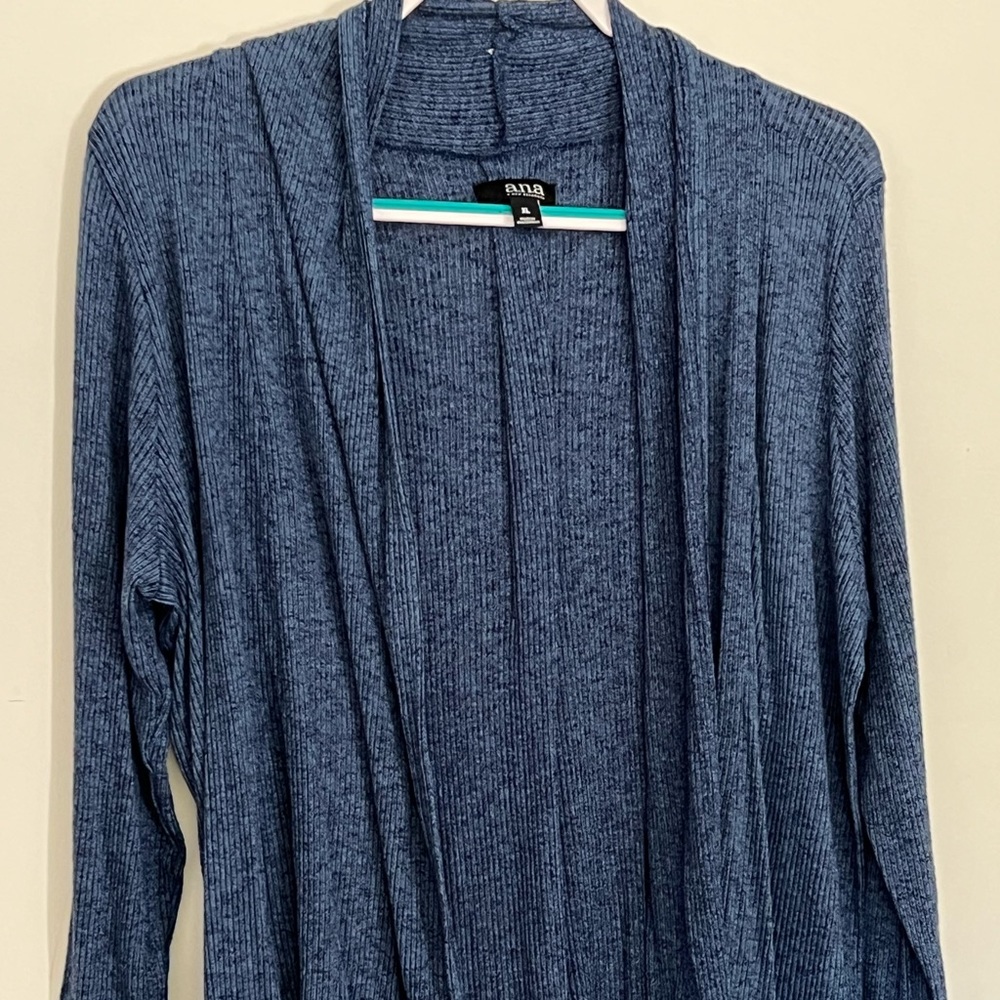 Womens blue a.n.a. Cardigan sweater - size XL